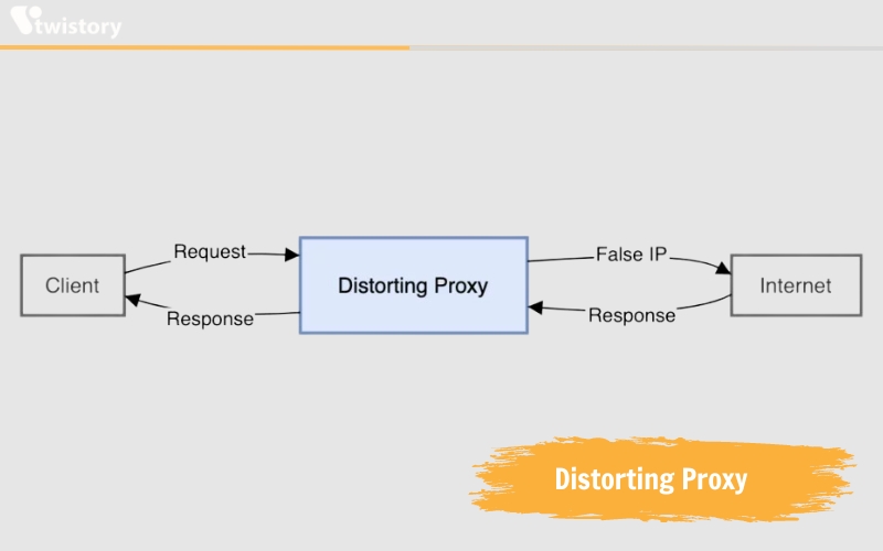 Distorting proxy